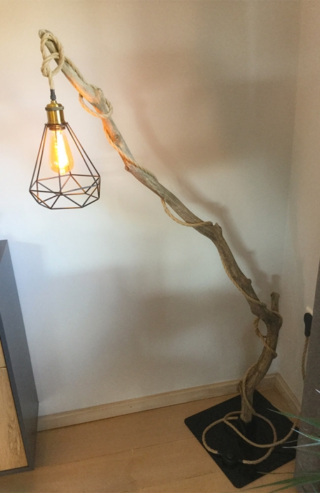 Treibholzlampe | batke dekor | holz & metall | Lemgo