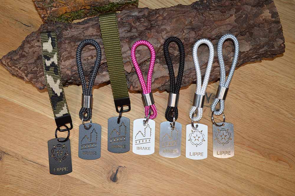 Schlüsselanhänger & Schlüsselbänder | batke dekor | metallbau | Lemgo