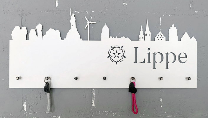 Garderobe Schlüsselboard Lippe | batke dekor | holz & metall | Lemgo